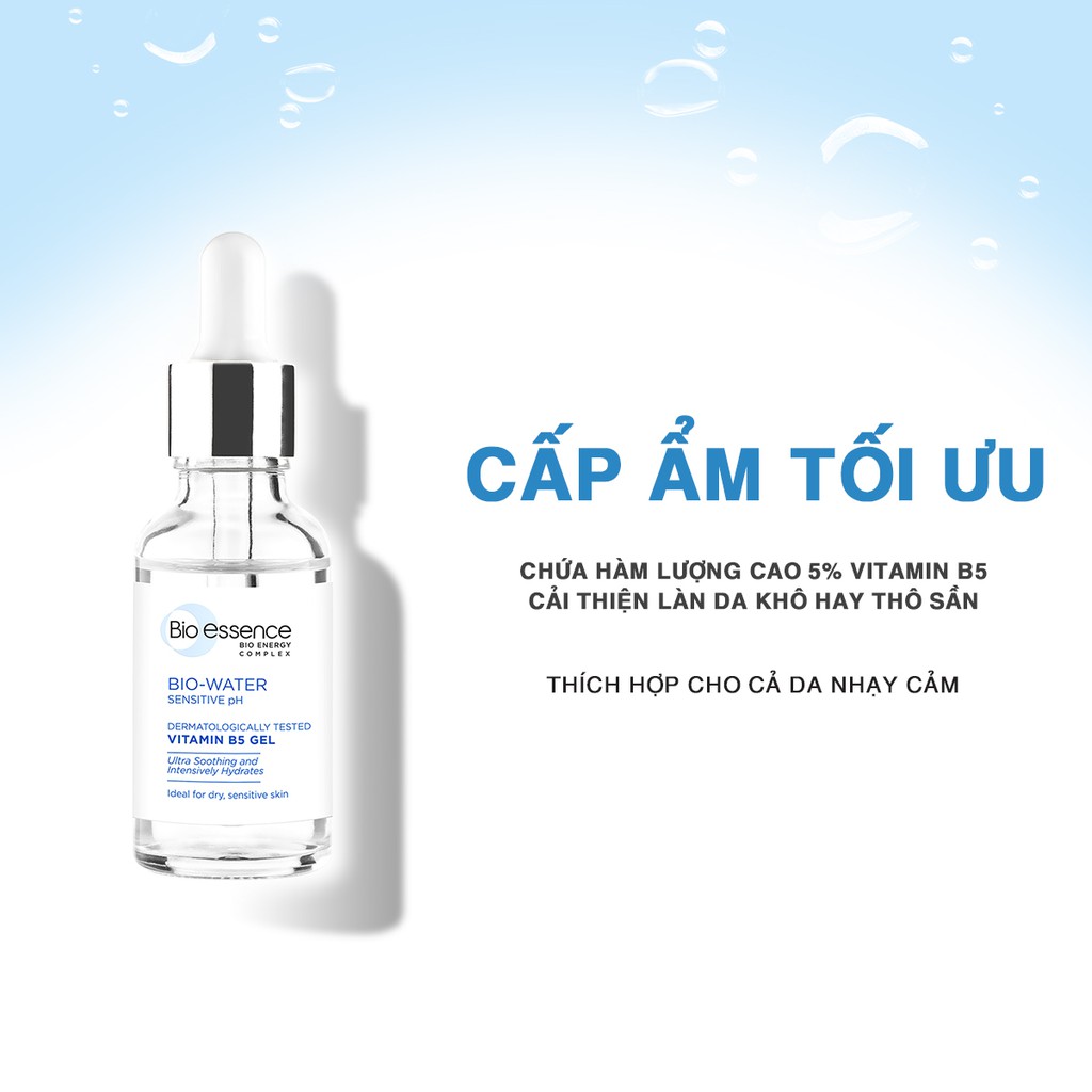 [HCM]Tinh Chất Bio-Essence Bio-Water Sensitive Ph Vitamin-B5 Gel 30Ml