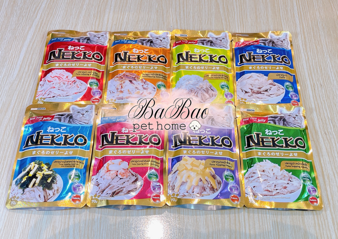 Combo 48 gói pate Nekko 70g dành cho mèo