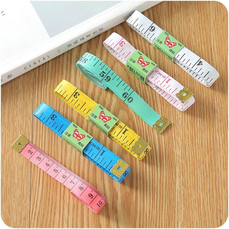 Thước đo Eo, Bụng, Đo Chiều Cao Nhiều Màu (2 dây)