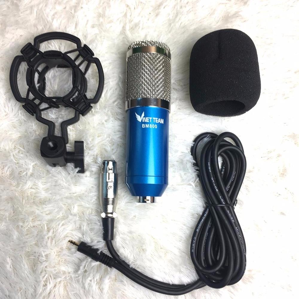 VINETTEAM BM-800 Micro Thu Âm Hát Karaoke LiveStream