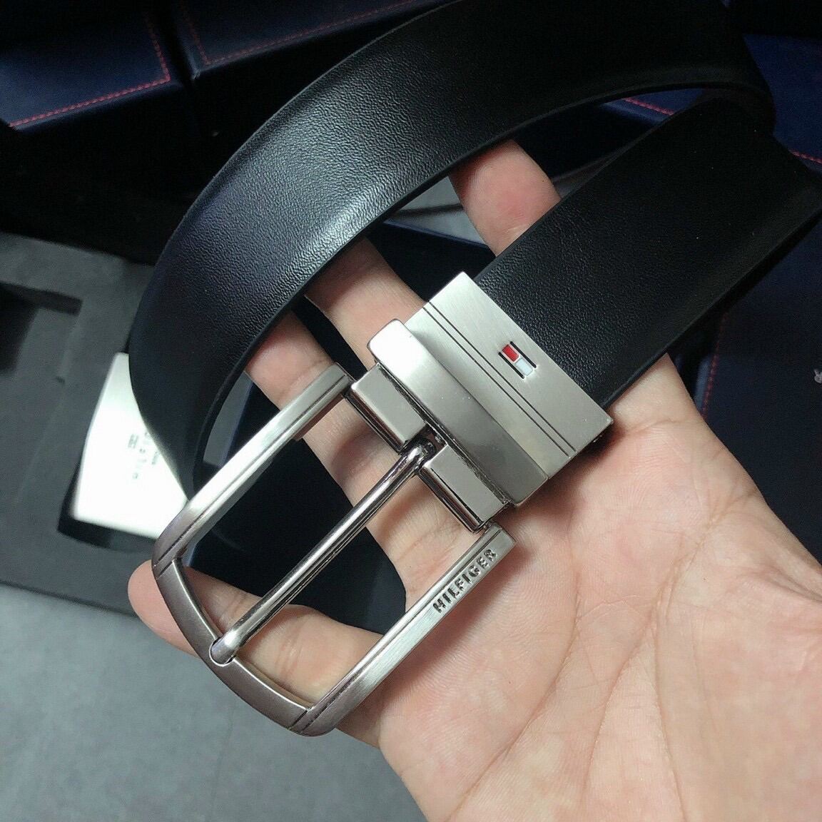 Nịt Tommy 2 mặt nịt full box.