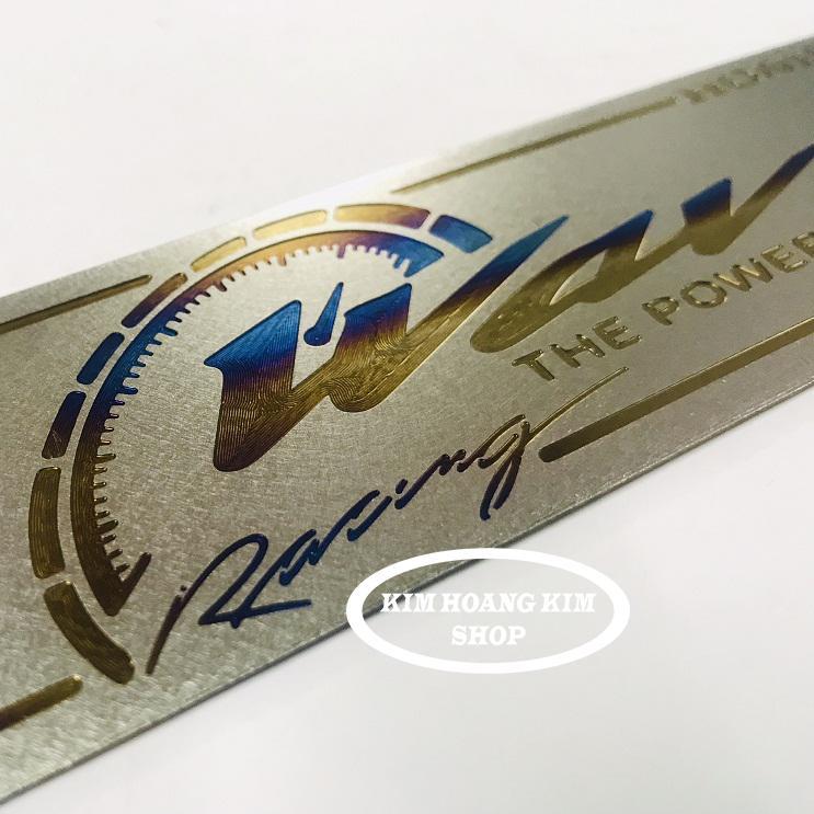 Bảng tên TiTanium Khò gắn Wave + 2 ốc Proti