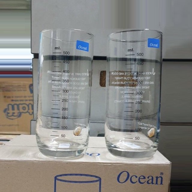 ly thủy tinh chia vạch Ocean - ly thủy tinh 500ml