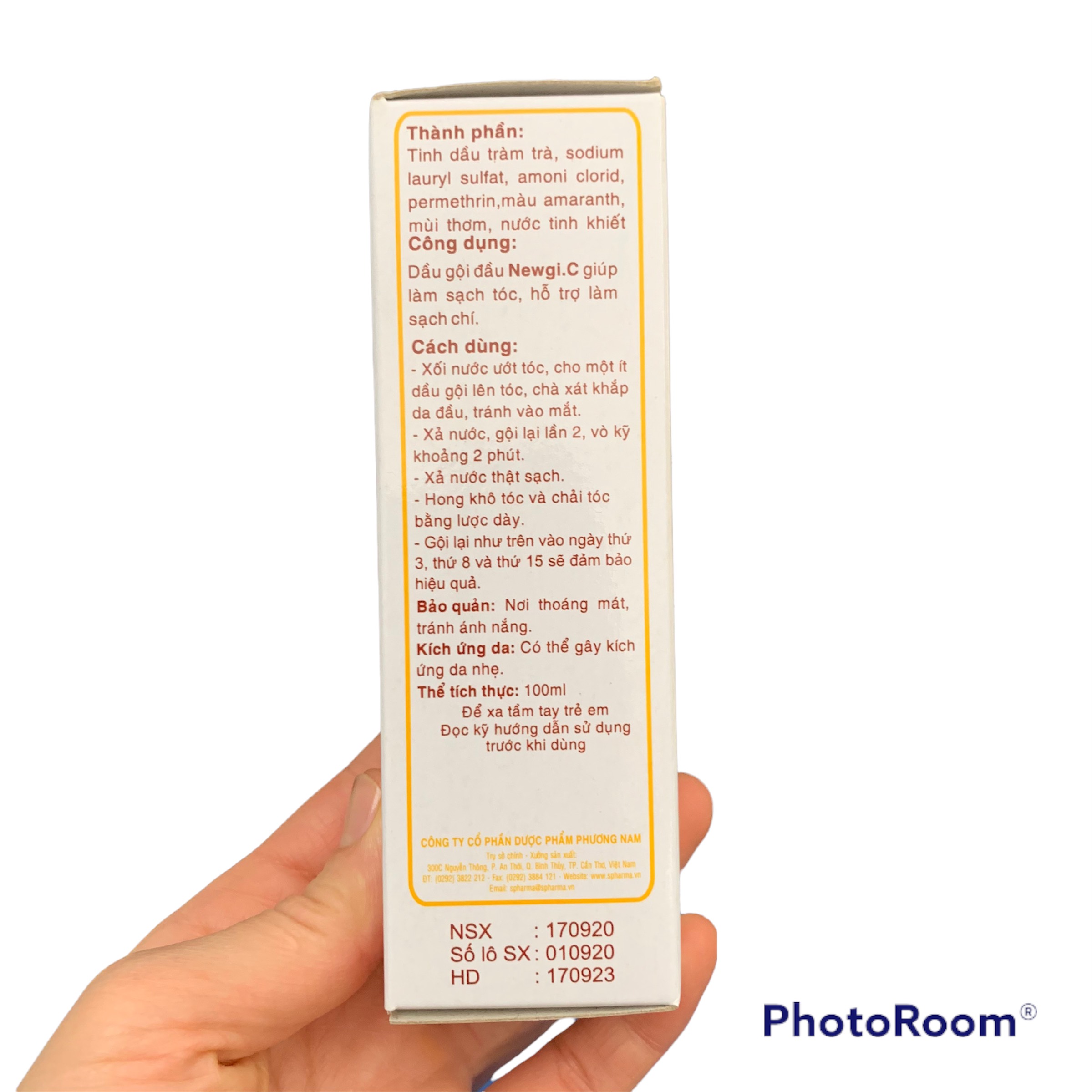 Dầu gội chấy Newgi C Lọ 100ml
