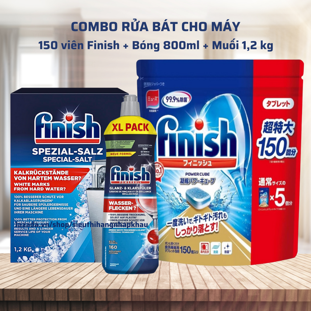 Viên rửa bát Finish All in 1, Finish Power Essential, Finish Quantum, Quantum ULTIMATE [nhiều chức năng, rẻ vô địch]