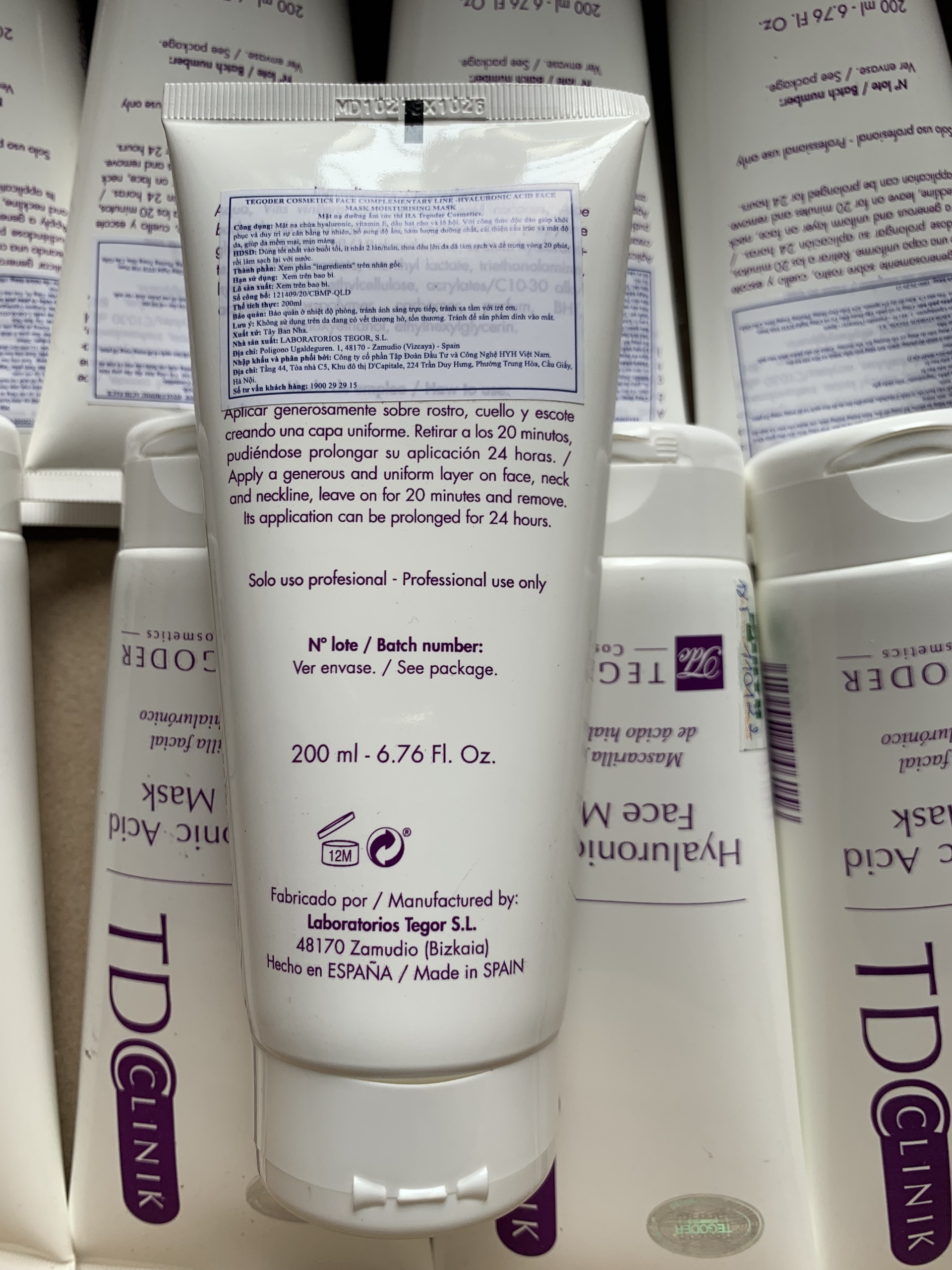 Mặt nạ cấp ẩm cho da Tegoder TDC Hyaluronic Acid Face Mask