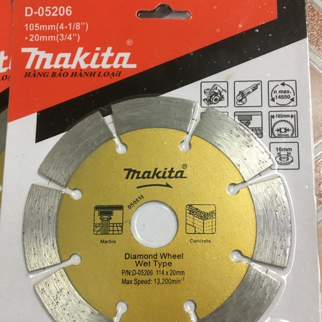 Lưỡi cắt gạch Makita 105mm sịn
