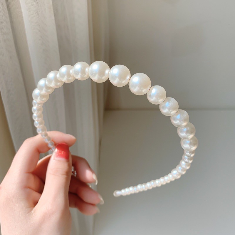 Cài tóc đính ngọc trai phong cách Hàn Quốc