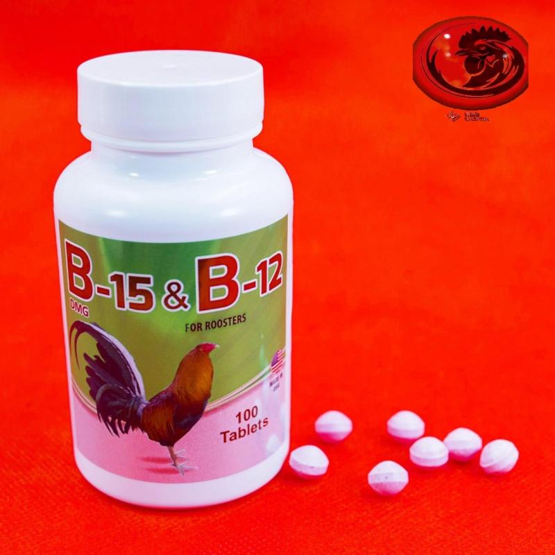 B15 - B12 Dinh Dưỡng Dành Cho Gà Đá 1 Hộp 100 Viên Giúp Tăng Cường Khối Lượng Cơ Bắp, Làm Chậm Sự Mệt Mỏi