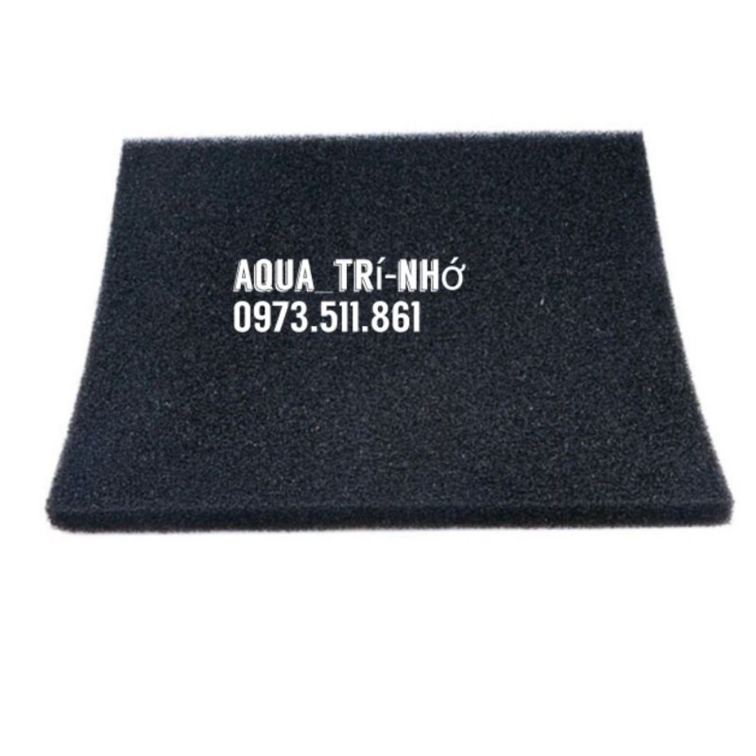 TẤM MÚT ĐEN LỌC NƯỚC CHO BỂ CÁ 50x50x5