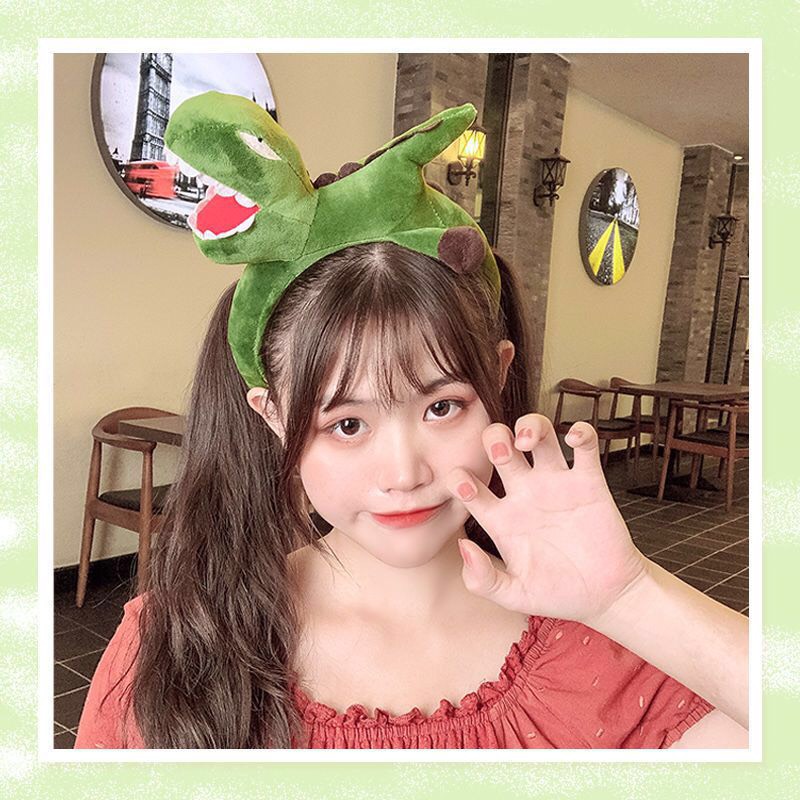 Bờm Cá Mập Khủng Long Ngoạm Đầu Cute Dễ Thương