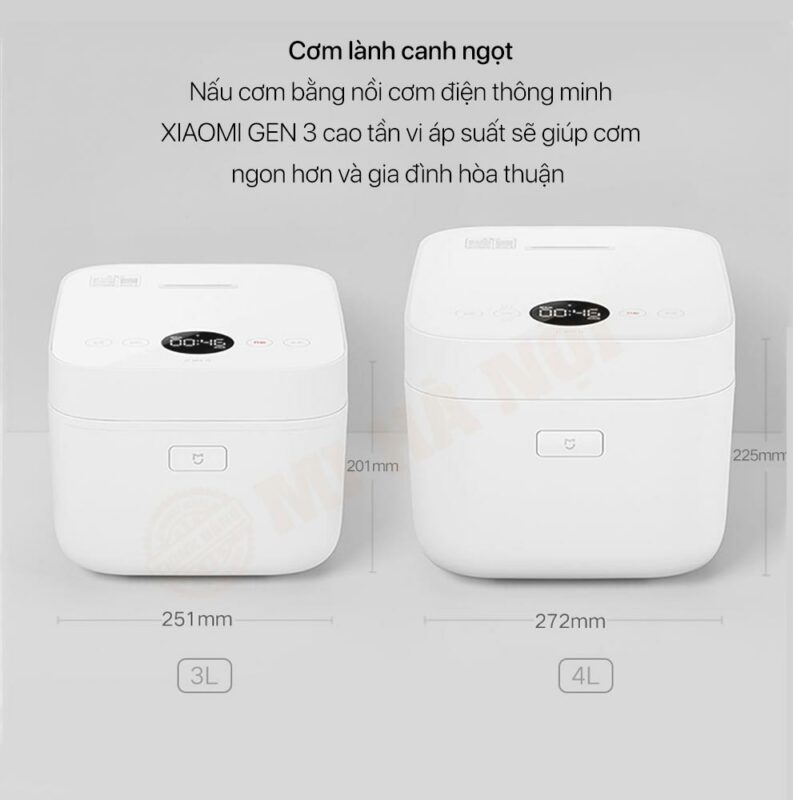 Nồi Cơm Điện Cao Tần Xiaomi IH-RICE COOKER gen 3 (3L/4L)