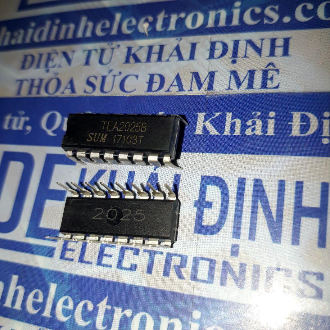 10 con TEA2025B TEA2025 2025 DIP-16 IC KHUẾCH ĐẠI AUDIO, ĐÔI 9-12V kde4130