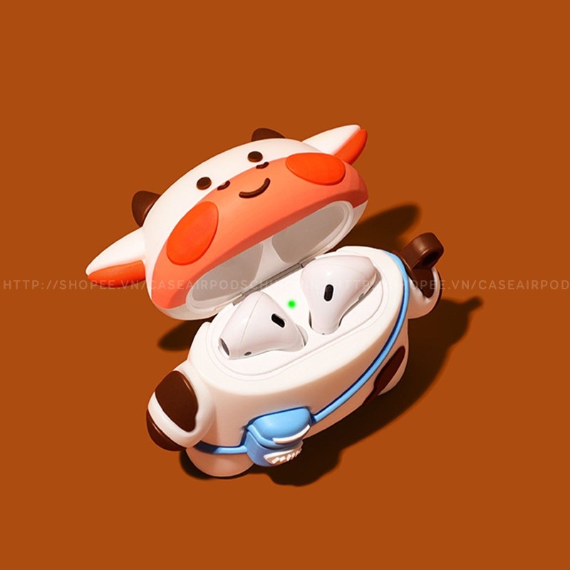 Airpods Case ⚡ Freeship ⚡ BÒ ĐEO TÚI⚡ Case Tai Nghe Không Dây Airpods 1/2/i12/Pro -