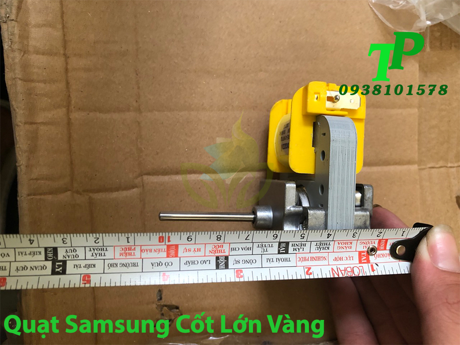 Quạt Tủ Lạnh Samsung Cốt Lớn Màu Vàng