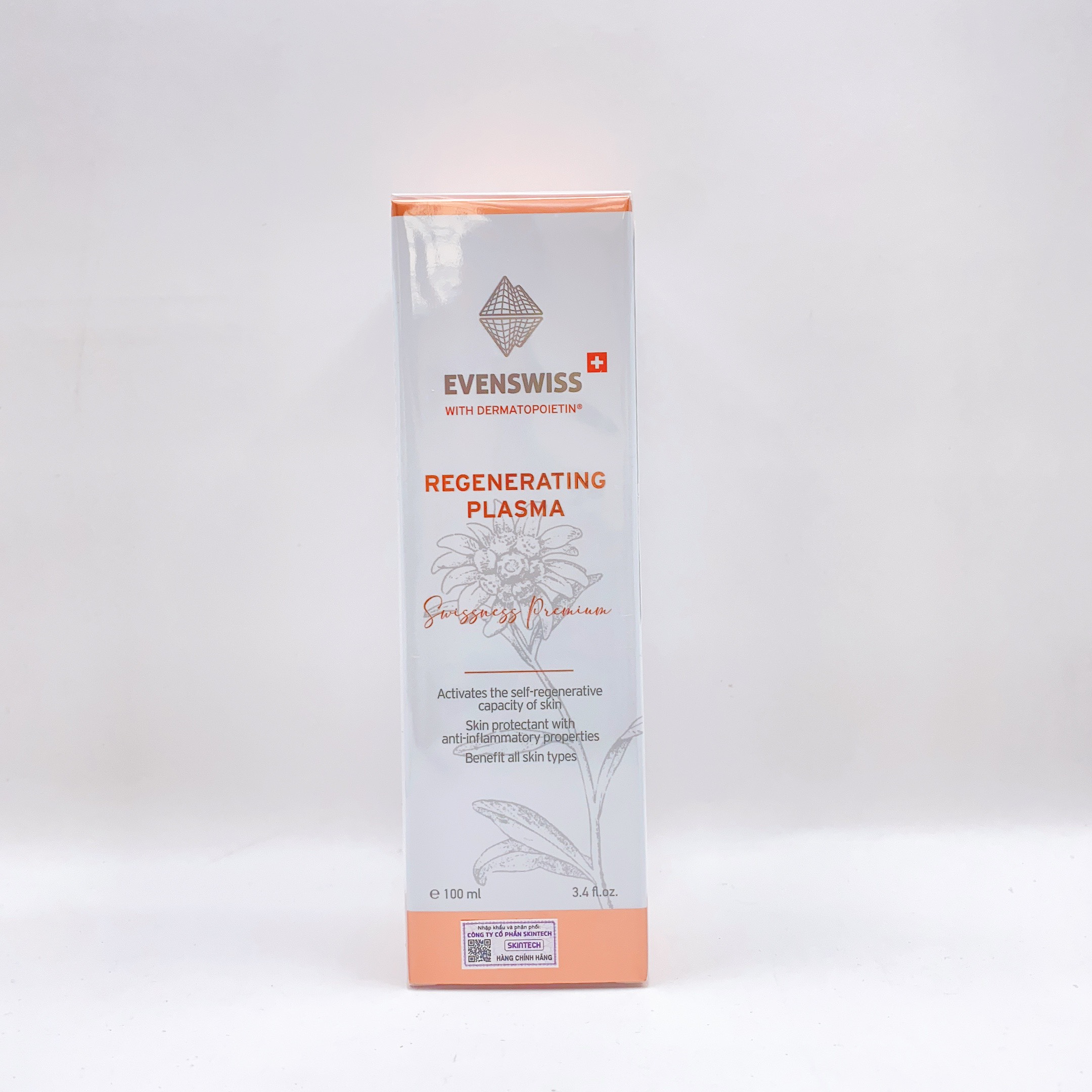 Huyết Tương Evenswiss Regenerating Plasma Dưỡng Ẩm Phục Hồi, Giúp Da Săn Chắc Và Căng Mịn - 100ml
