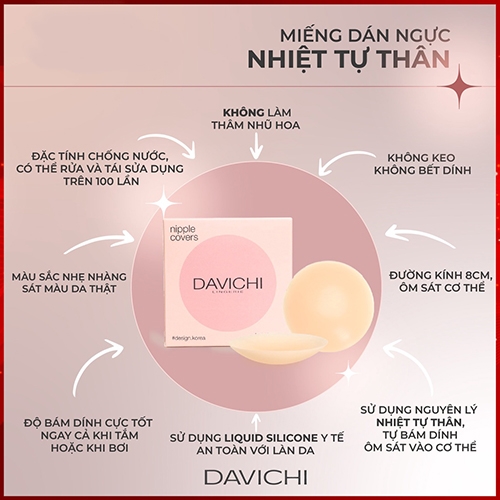 Miếng Dán Ngực Sinh Nhiệt Tự Thân DAVICHI Hàn Quốc