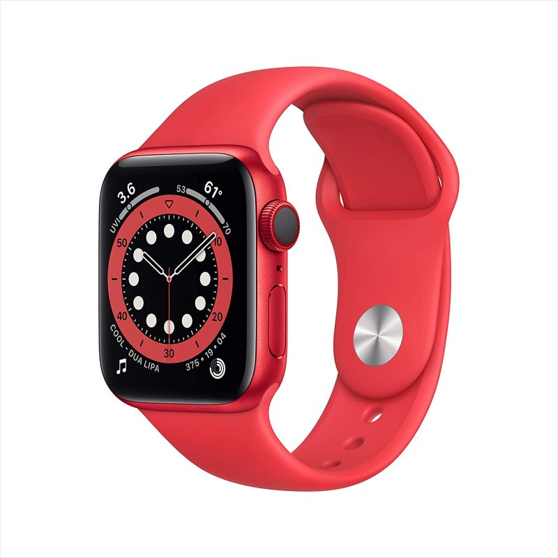 Đồng Hồ Thông Minh New Apple Watch Series 6 GPS - Space Gray Aluminum Case with Black Sport Band