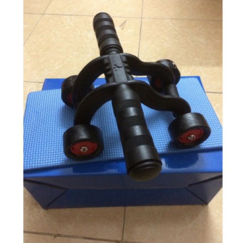 Con Lăn Tập Bụng 4 Bánh Folding Abdominal Wheel