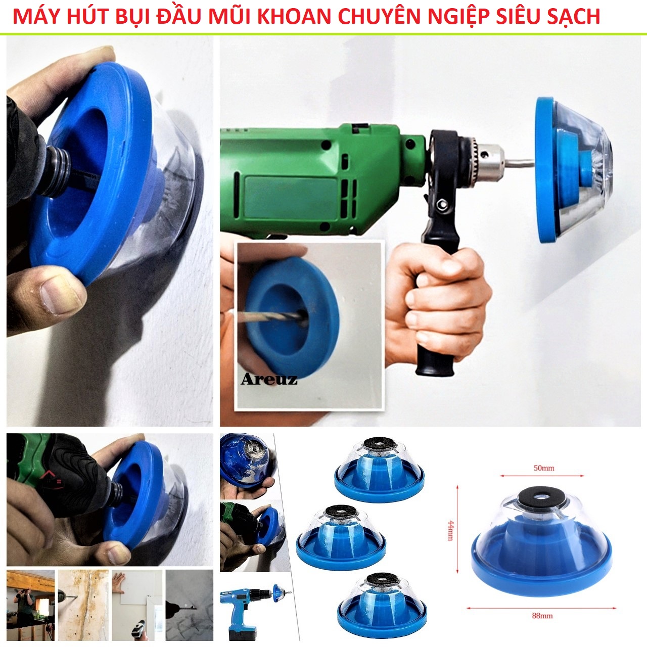 ĐẦU HÚT BỤI MÁY KHOAN SIÊU SẠCH , MÁY HÚT BỤI ĐẦU KHOAN LOẠI TỐT , DỤNG CỤ HÚT SẠCH BỤI KHOAN