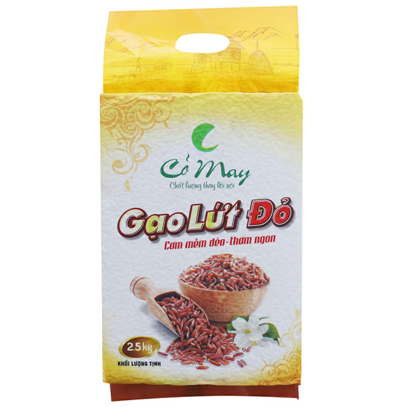 Gạo lứt đỏ dinh dưỡng Cỏ May(2.5kg)
