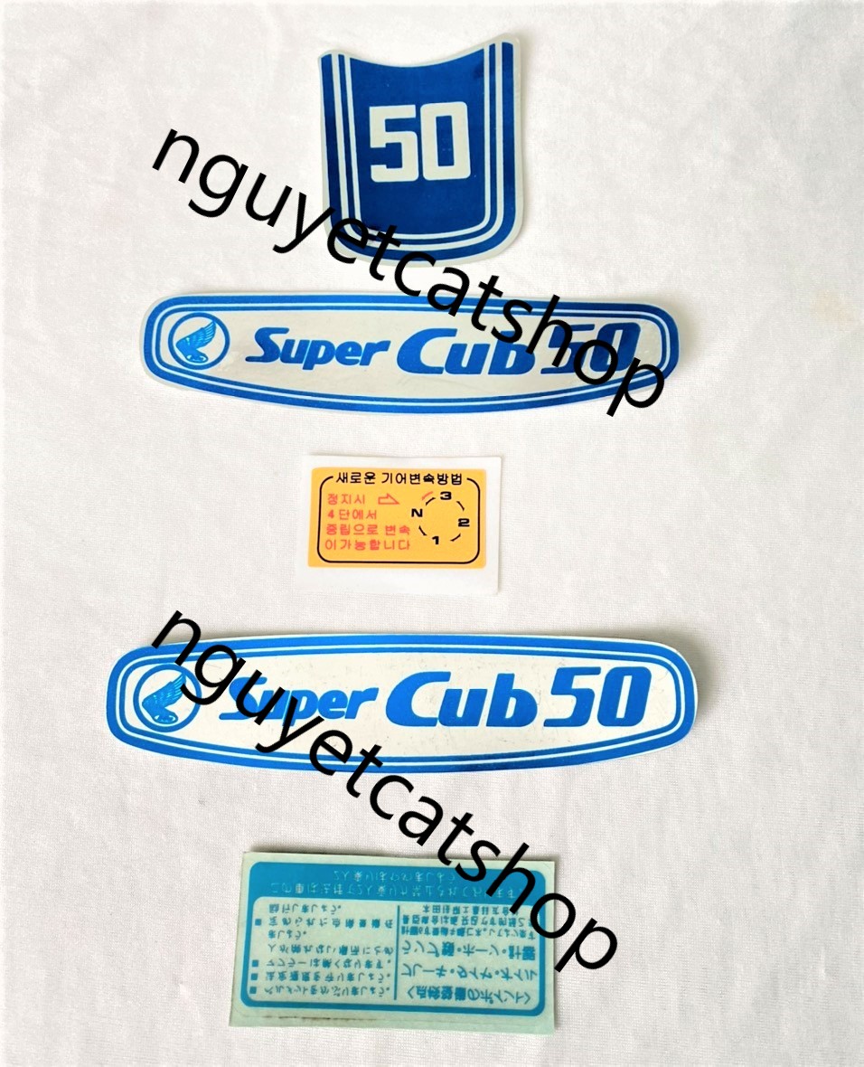 Tem xe cub 78/50