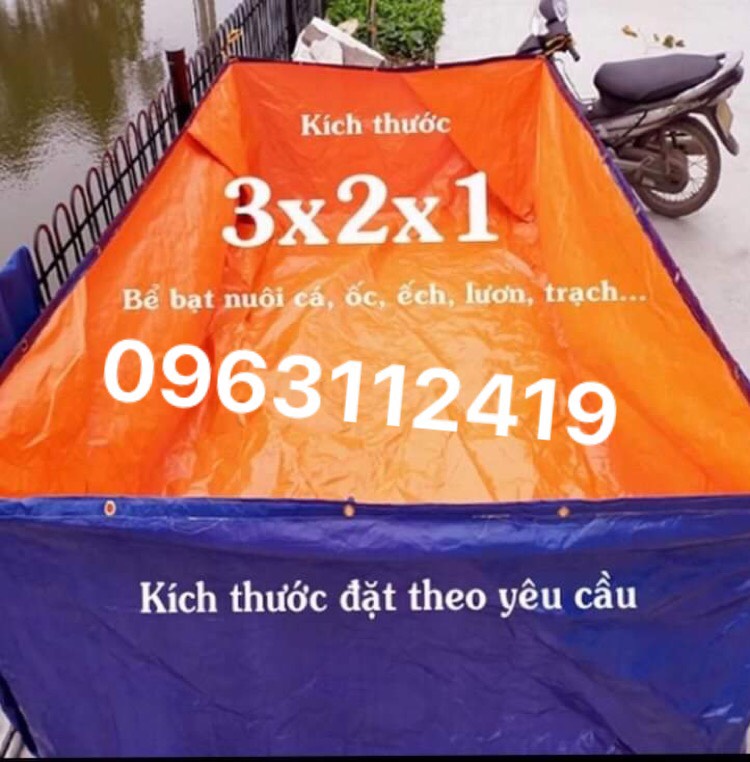 Bể bơi bạt cho trẻ em - 3x2x1