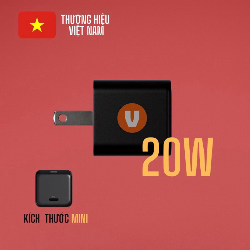 Sạc nhanh Velasboost N93 20W - Mini