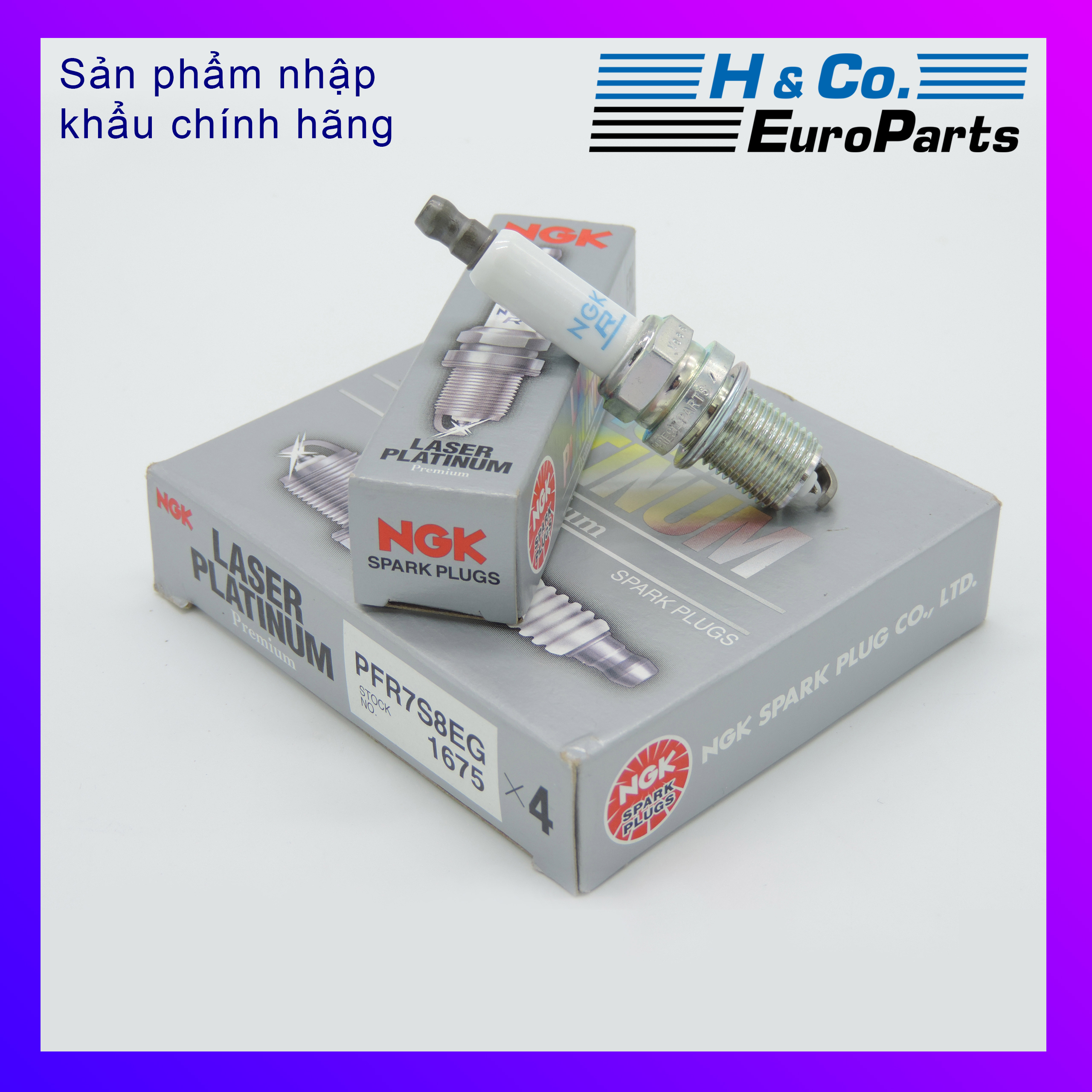 Bugi platinum ngk xe audi a1 2.0, audi a3 , audi a4 , audi a5 , audi a6 2.0, audi q3 2.0, audi q5 2.0, volkswagen passat 1.8, 2.0 , 1675, pfr7s8eg, 06h905601a, 101905631h