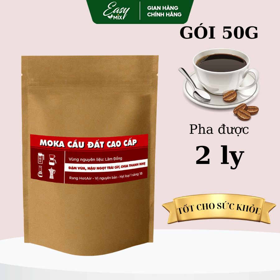 Mẫu Thử Cà Phê Rang Xay Nguyên Chất Cafe Pha Phin 50gr