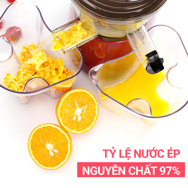 Máy ép chậm SAIKI, máy ép hoa quả, máy ép rau củ, ép 97% nước