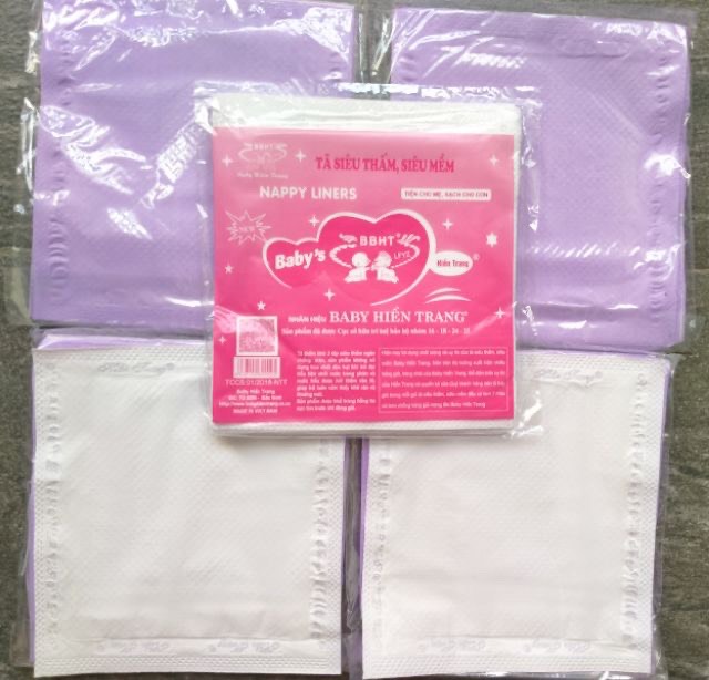Bịch (9-10 tờ) Lót phân xu 03 lớp cho bé sơ sinh