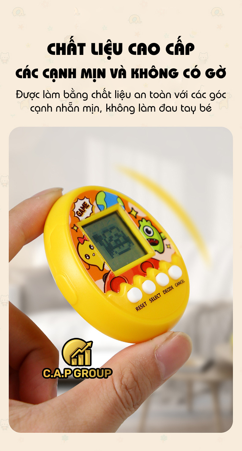 Đồ chơi Máy nuôi thú cưng ảo điện tử mini ngày xưa trò chơi Game Gà ảo