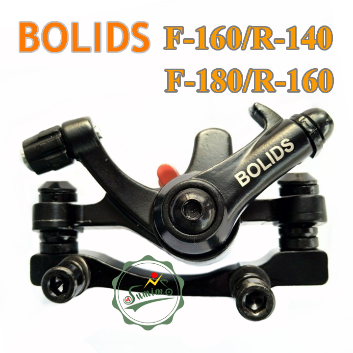 Brake Lever - Bolids Bb8 Mechanical Disc Brake Assembly Mounted on a Mountain Bike