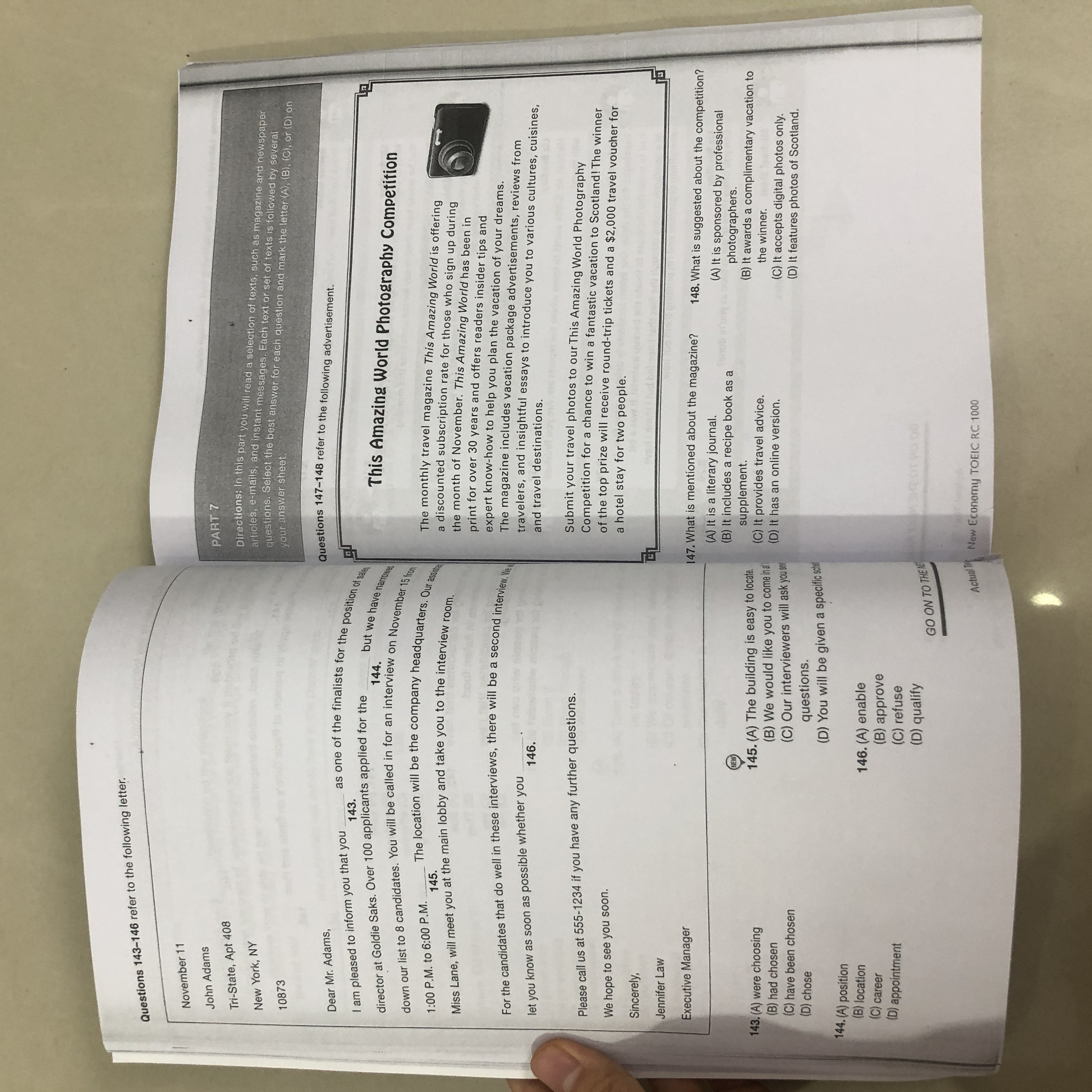 Sách New Economy TOEIC Reading&Listening (File nghe được gửi qua mail)