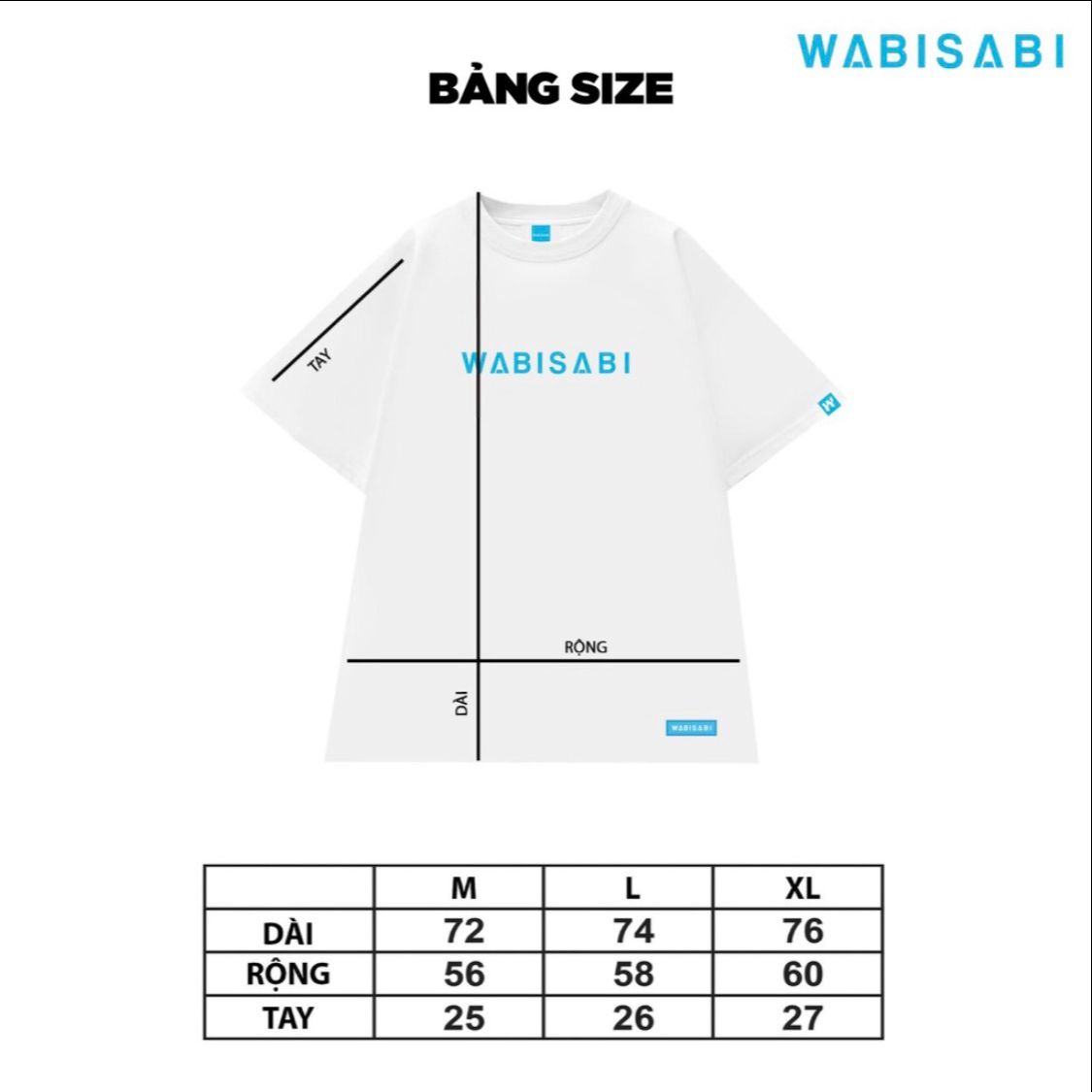 Áo thun form rộng Wabisabi -WSA24