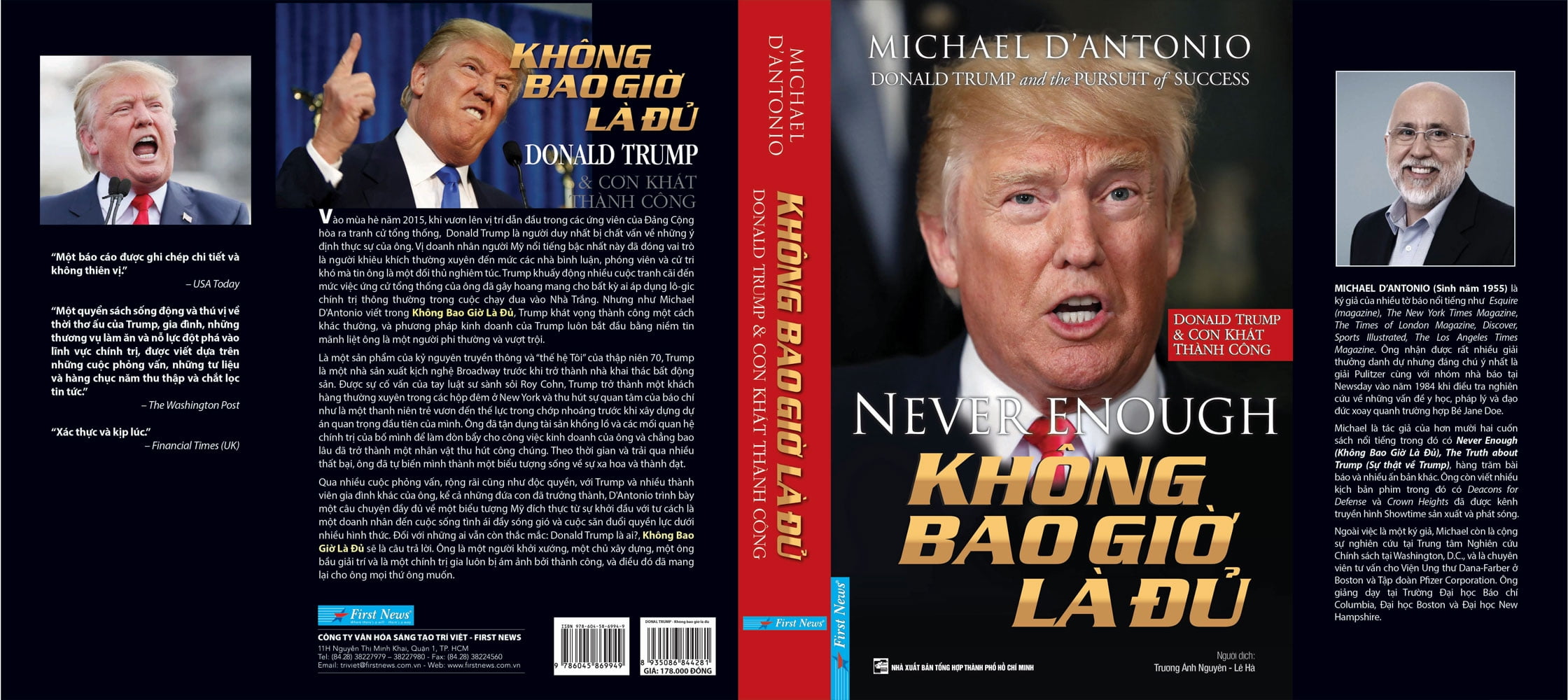 Fahasa - donald trump - không bao giờ là đủ