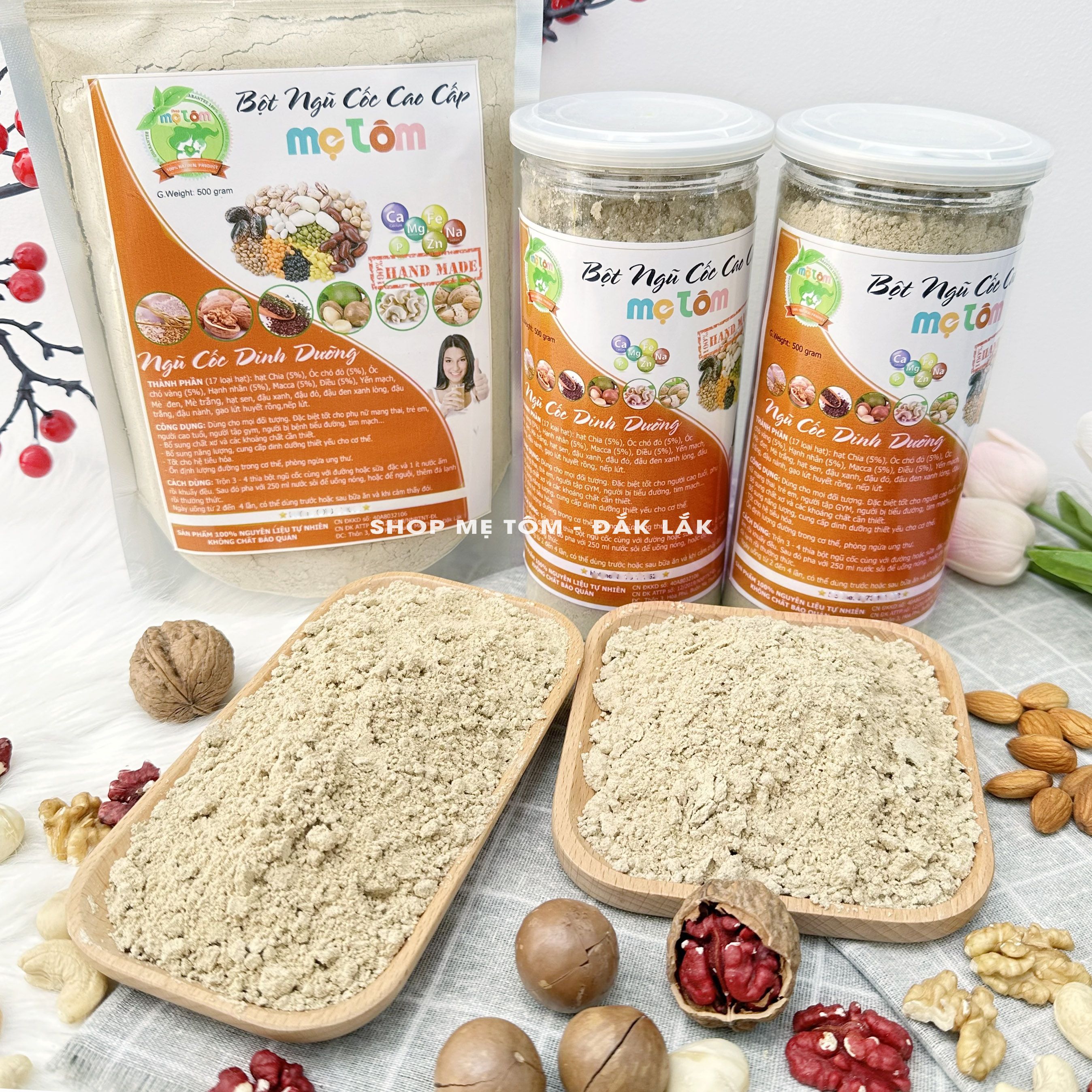 [500Gr] BỘT NGŨ CỐC DINH DƯỠNG CHO MỌI LỨA TUỔI (TRẺ EM, BÀ BẦU, NGƯỜI LỚN, NGƯỜI CAO TUỔI) vothithu90