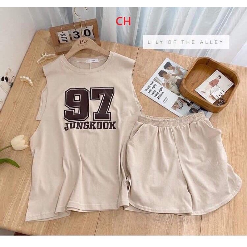 SÉT BA MÓN TANKTOP 97 JUNGK CỰC XINH RUBY 99