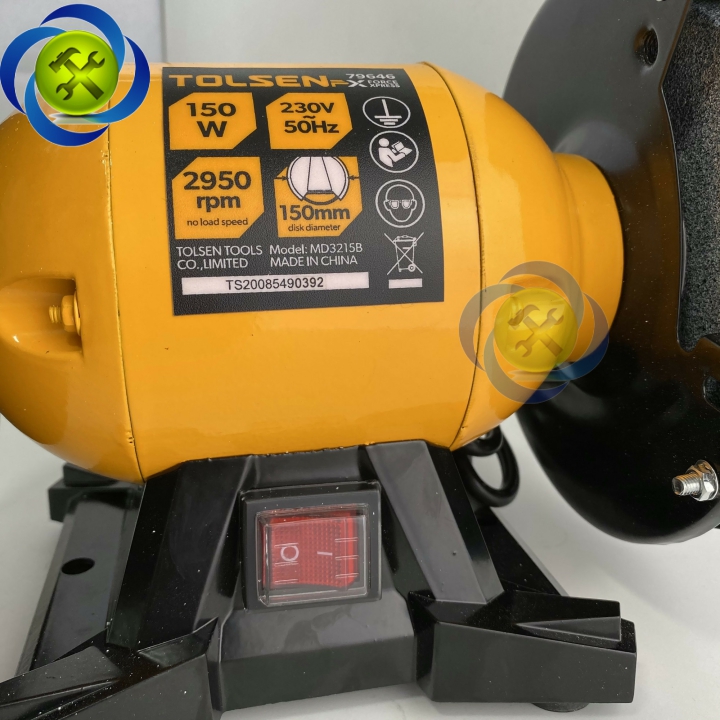 [HCM]Máy mài để bàn 2 đá 150W TOLSEN 79646