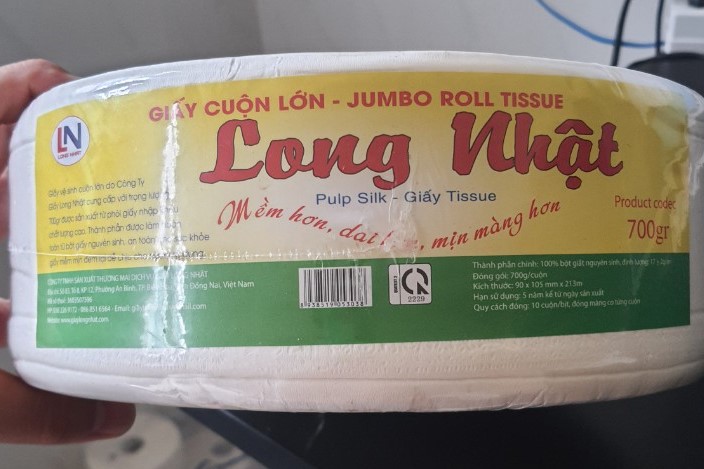 [HCM]Giấy cuộn lớn cao cấp Long Nhật