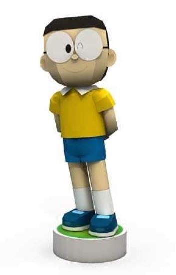 Mô hình giấy 3D Doraemon - Nobita