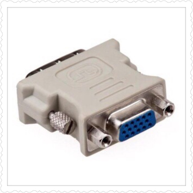 Đầu chuyển DVI sang VGA (24+5) cam kết hàng đúng mô tả chất lượng đảm bảo an toàn đến sức khỏe người sử dụng đa dạng mẫu mã màu sắc kích thước