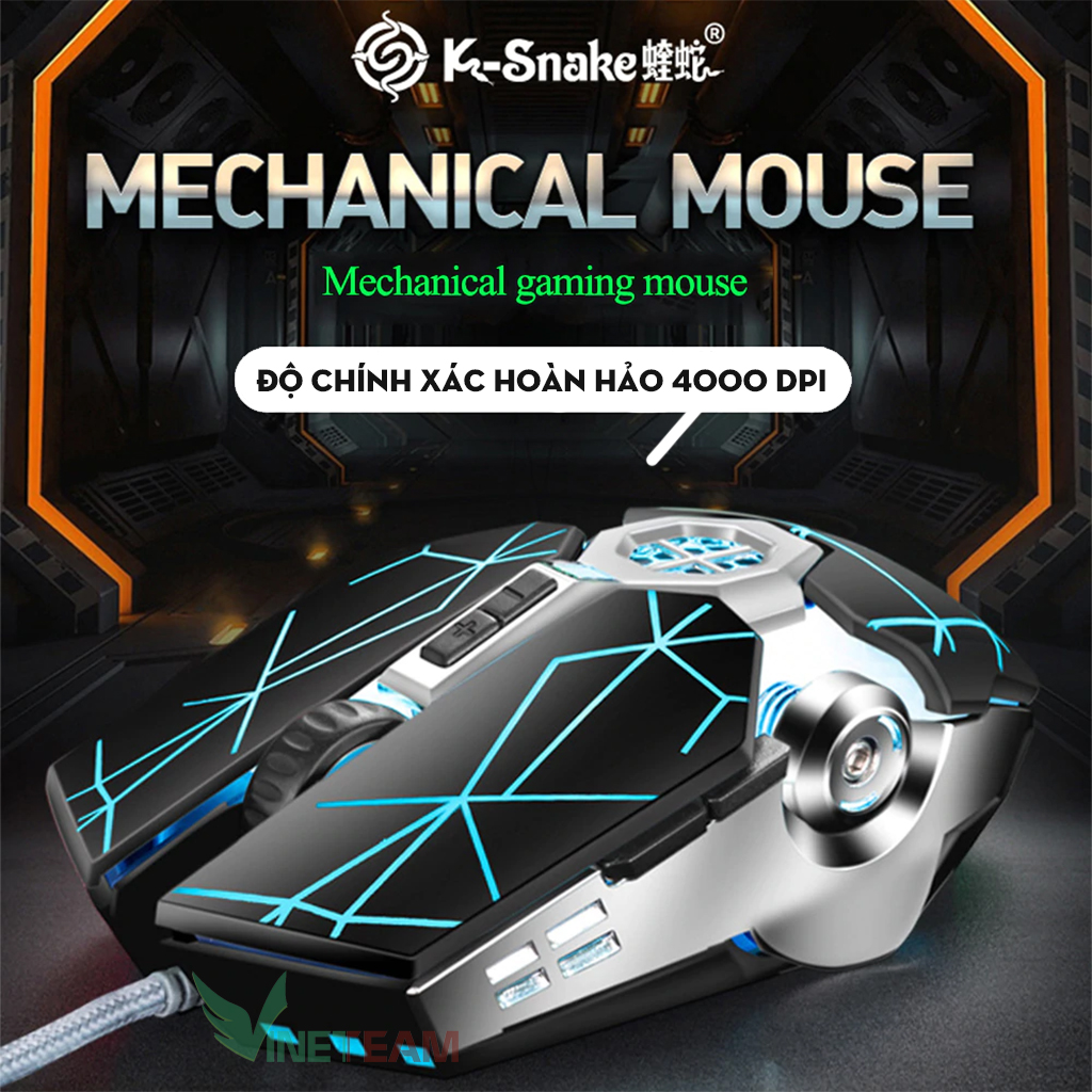 Chuột game cao cấp K-SNAKE Q7 chuyên dành PUBG & FPS