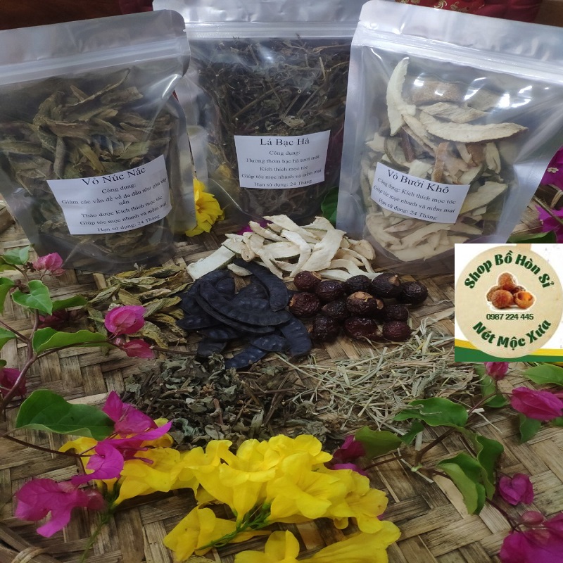 Vỏ Bưởi Khô Gội Đầu 100g