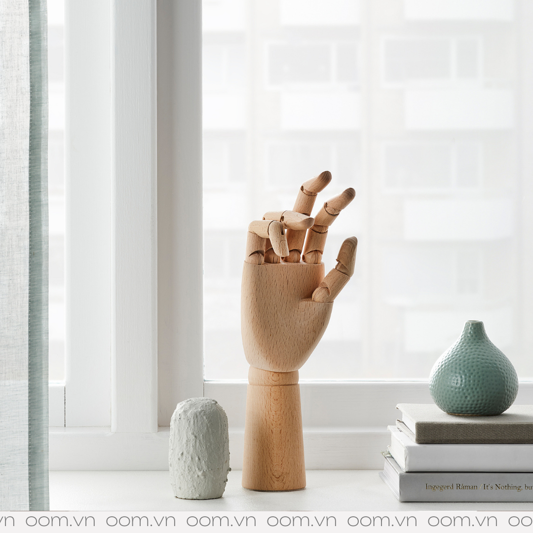 TAY GỖ TRANG TRÍ FING - Scandinavian Decor