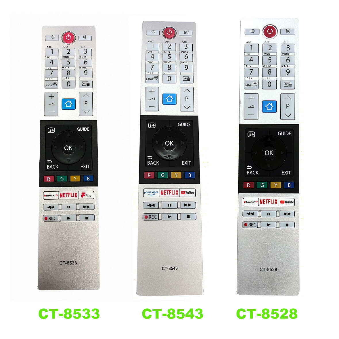 Toshiba smart tv remote control universal ct-8533 ct-8543 ct-8528 ct-8035 ct-8040 ct-8516 ct-8517 32l2863dg 55v5863dg 32w3863da 40l3869dax 32l3869das