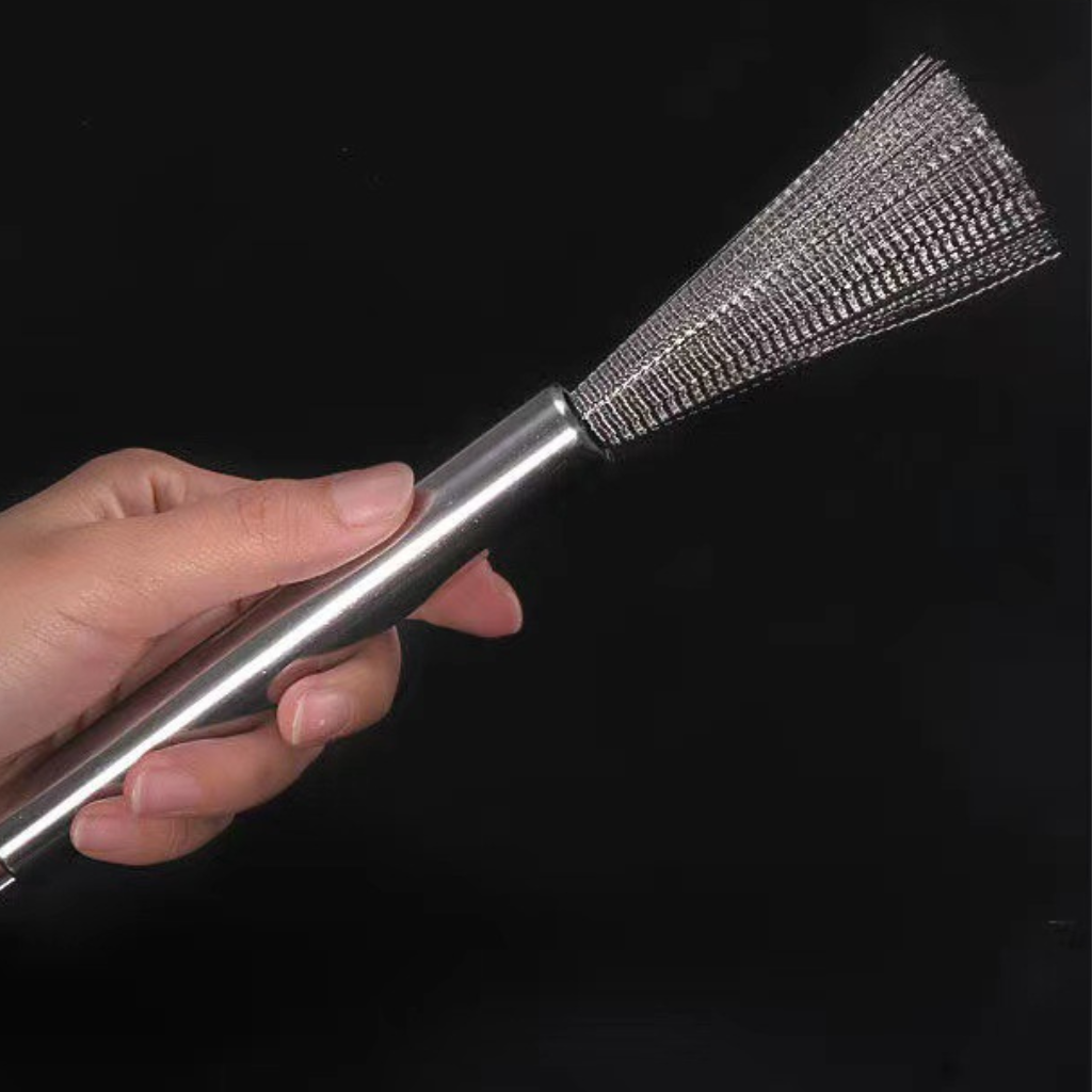 Combo 5 cái - chổi cọ chà rửa nồi, chảo inox 304