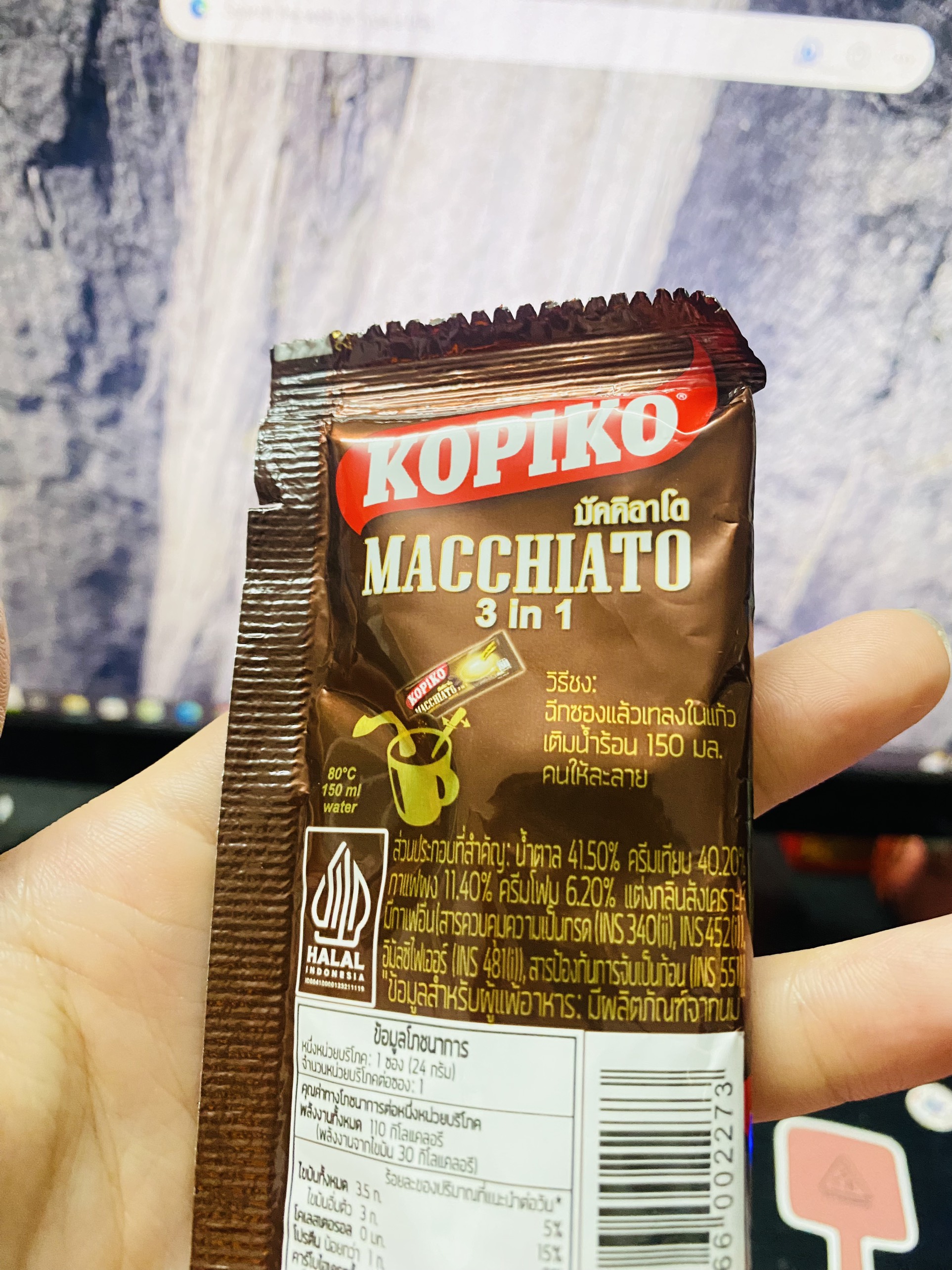 [CHÍNH HÃNG] Cafe Hòa Tan Kopiko Macchiato 3IN1
