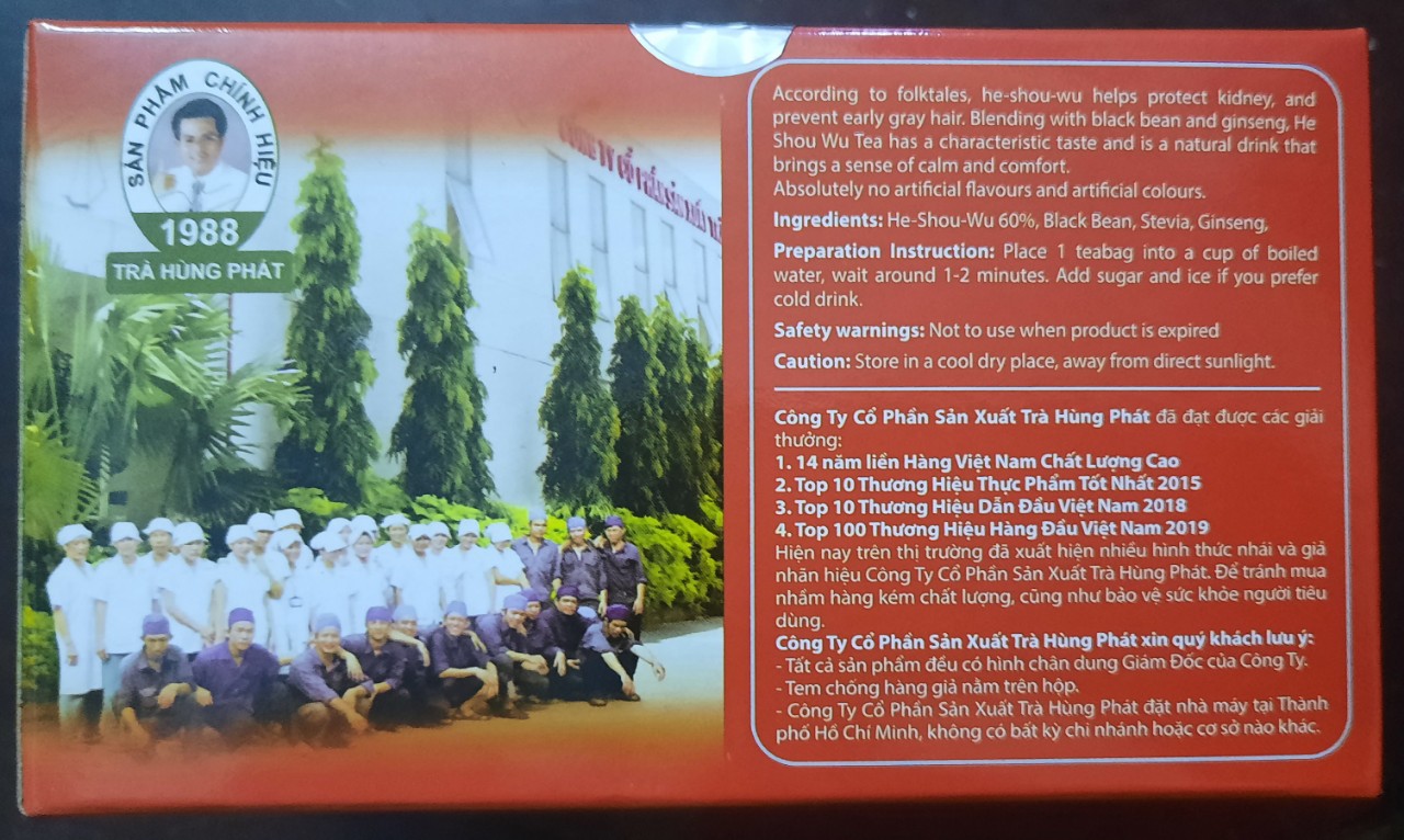 [HCM]Trà Hà thủ ô Hùng Phát